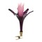 Golden Bell Collection 4.5 Inch Flower Merlot Clip-On Christmas Tree Ornament , Christmas Decor Ornament Bloom